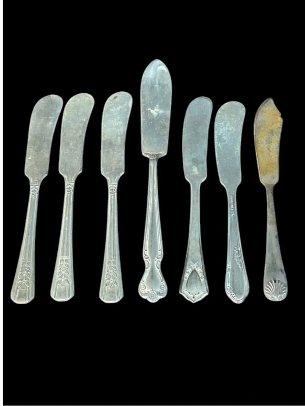 Vintage Silver-Plate Butter Knives